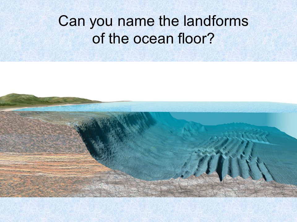Ocean Landforms